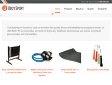 Tablet Screenshot of bodysportproducts.com